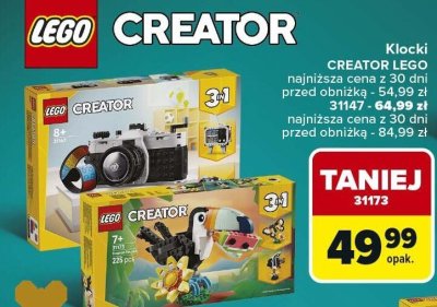 Klocki LEGO CREATOR LEGO 31173 promocja w Carrefour