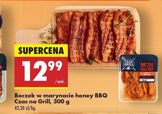 Boczek grillowy w marynacie honey bbq Czas na grill promocja