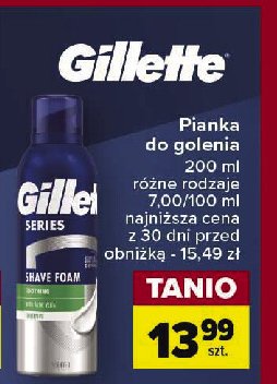 Pianka do golenia protection Gillette series promocja