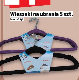 Wieszaki na ubrania 5 szt. promocja w TOPAZ