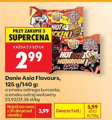 Danie o smaku ostrego kurczaka promocja w Biedronka