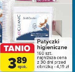 Patyczki higieniczne soft & comfort Cleanic promocja