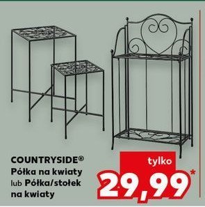 Półka na kwiaty COUNTRYSIDE promocja w Kaufland