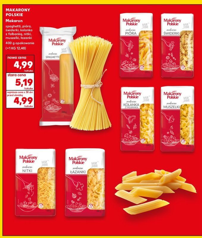 Makaron 艂azanki Makarony polskie promocja