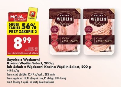 Schab z wędzarni Kraina wędlin select promocja