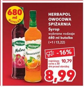 Syrop pomarańczowy Herbapol promocja