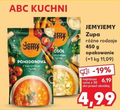 Zupa różne rodzaje 450g  promocja w Kaufland