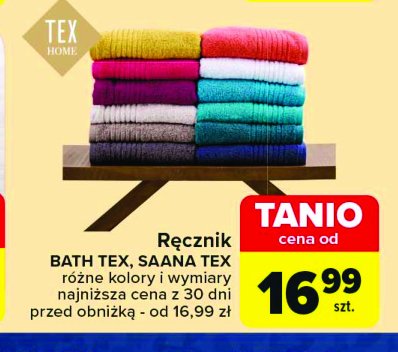 Ręcznik 50 x 90 cm bath Tex promocja