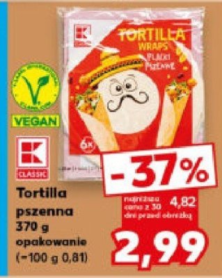 Tortilla pszenna Gotove promocja w Kaufland