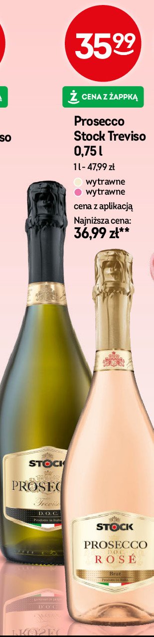 Wino Stock prosecco d.o.c. promocja