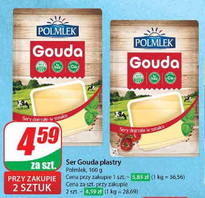 Ser gouda Polmlek promocja