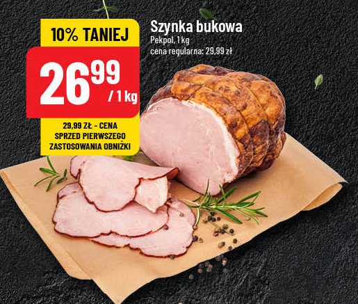 Szynka bukowa Pekpol promocja