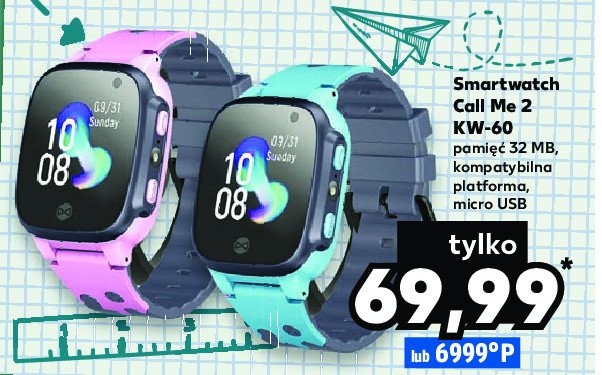Kid watch kw-60 niebieski Forever promocja