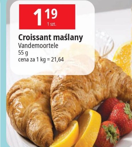 Croissant maślany Vandemoortele promocja