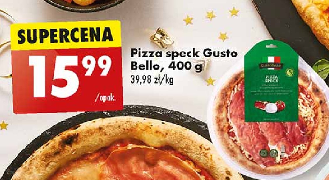 Pizza speck Gustobello promocja