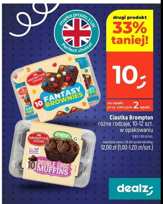 Muffiny double choc Brompton house promocja