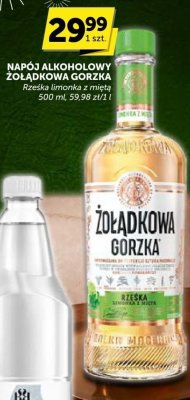Wódka Żołądkowa Gorzka Rzeska limonka z miętą 500 ml promocja w Euro Sklep