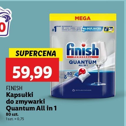 Tabletki do zmywarek Finish quantum promocja