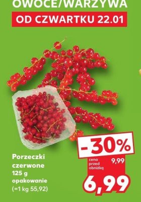 Porzeczki czerwone promocja w Kaufland