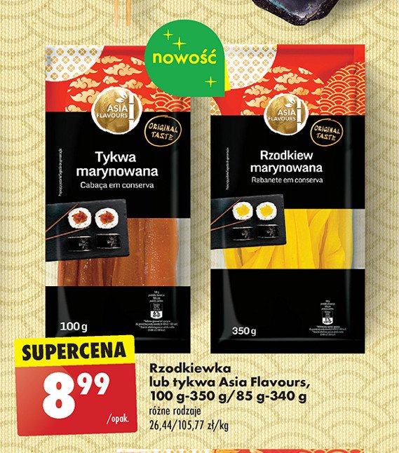 Rzodkiew marynowana Asia flavours promocja