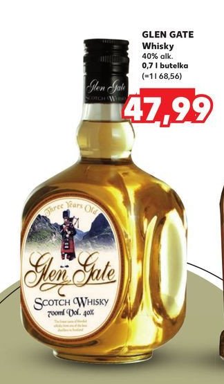 Whisky GLEN GATE promocja