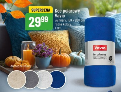 Koc polarowy 150x200 cm promocja w POLOmarket