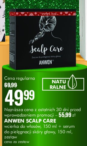 Zestaw do pielęgnacji skóry głowy: wcierka ziołowa + serum ANWEN SCALP CARE promocja