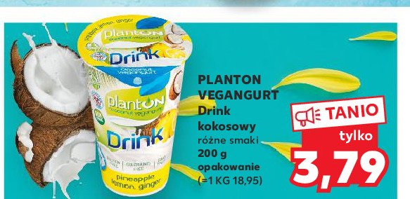 Drink kokosowy ananas cytryna imbir Platon promocja