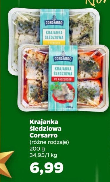 Krajanka śledziowa po kaszubsku Corsarro promocja w Netto