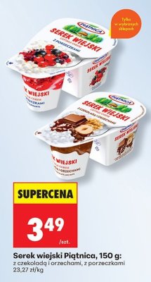 Serek wiejski z porzeczkami promocja w Biedronka