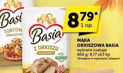 Mąka orkiszowa Basia promocja w ABC
