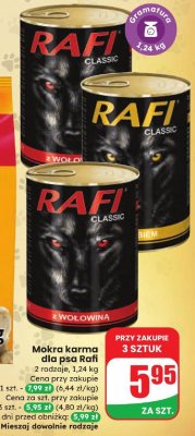 Mokra karma dla psa promocja w Dino