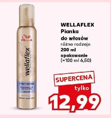 Pianka do włosów 2 days volume Wellaflex promocja