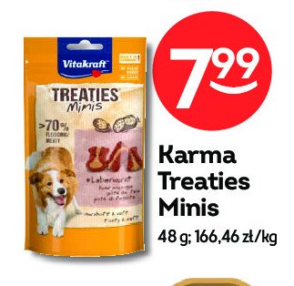 Przysmak dla psa z w膮tr贸bk膮 Vitakraft treaties minis promocja