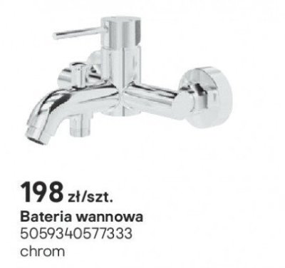 Bateria wannowa Owens chrom promocja w Castorama
