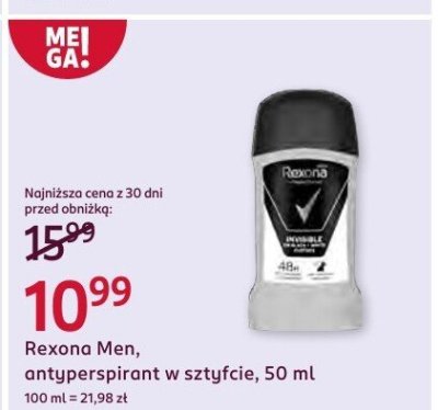 Antyperspirant w sztyfcie Men promocja w Rossmann