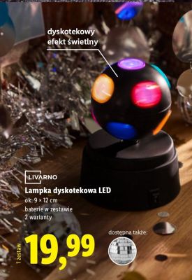 Lampka dyskotekowa LED ok. 9 × 12 cm promocja w Lidl