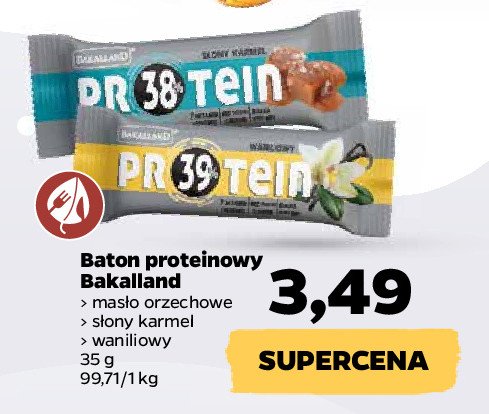 Baton protein 39% Bakalland ba! protein promocje