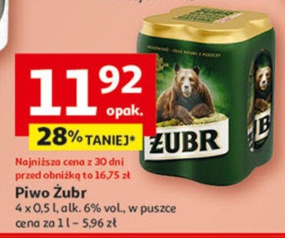 Piwo promocja w Auchan