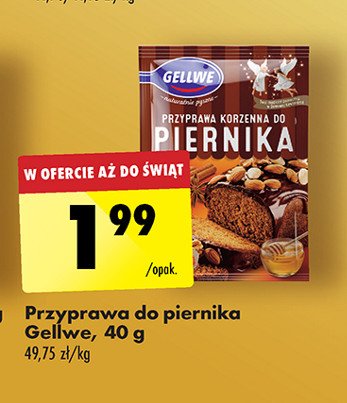 Przyprawa do piernika Gellwe promocja w Biedronka