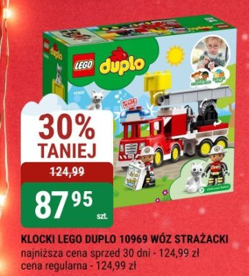 Klocki LEGO DUPLO 10969 WÓZ STRAŻACKI promocja w bi1