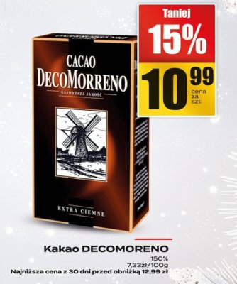 Kakao DECOMORENO promocja w Supeco