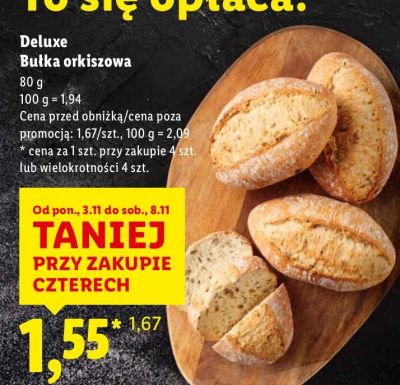 Bułka orkiszowa promocja w Lidl