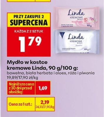 Mydło w kostce kremowe bawełna promocja w Biedronka