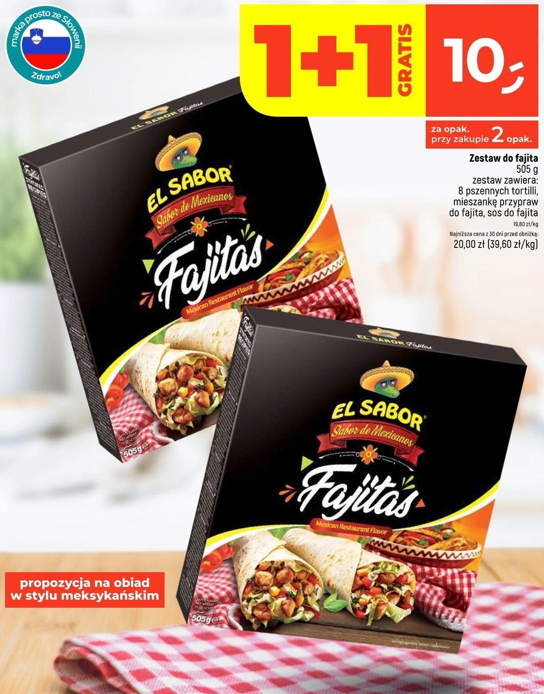 Zestaw do fajita El sabor promocja