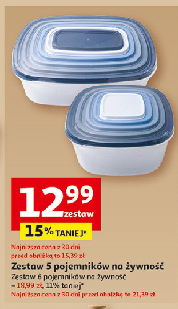 Komplet pojemników promocja