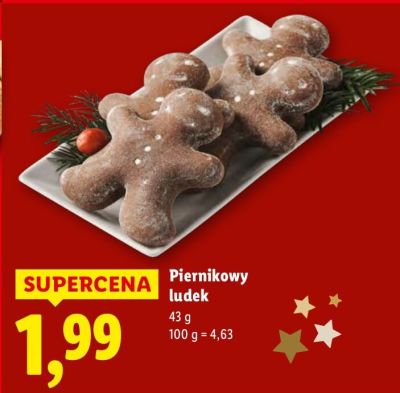Piernikowy ludek Lidl promocja w Lidl