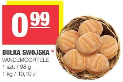 Bułka swojska Vandemoortele promocja w SPAR