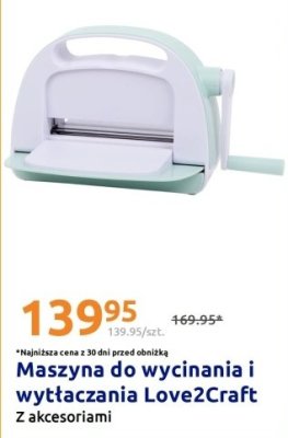 Maszyna do wycinania i wytłaczania z akcesoriami promocja w Action