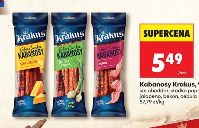Kabanosy zielona cebulka promocja w Biedronka